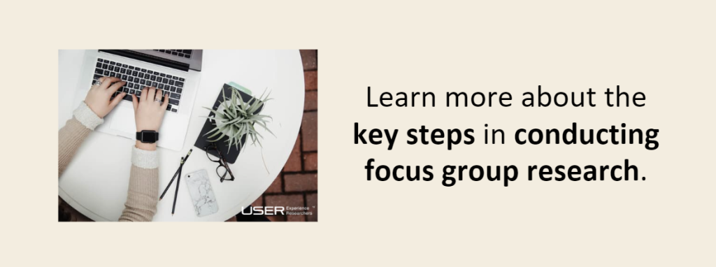 Learn more about the steps involved in holding successful focus groups