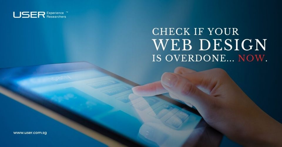 Do you know if your website's web design is too much?
