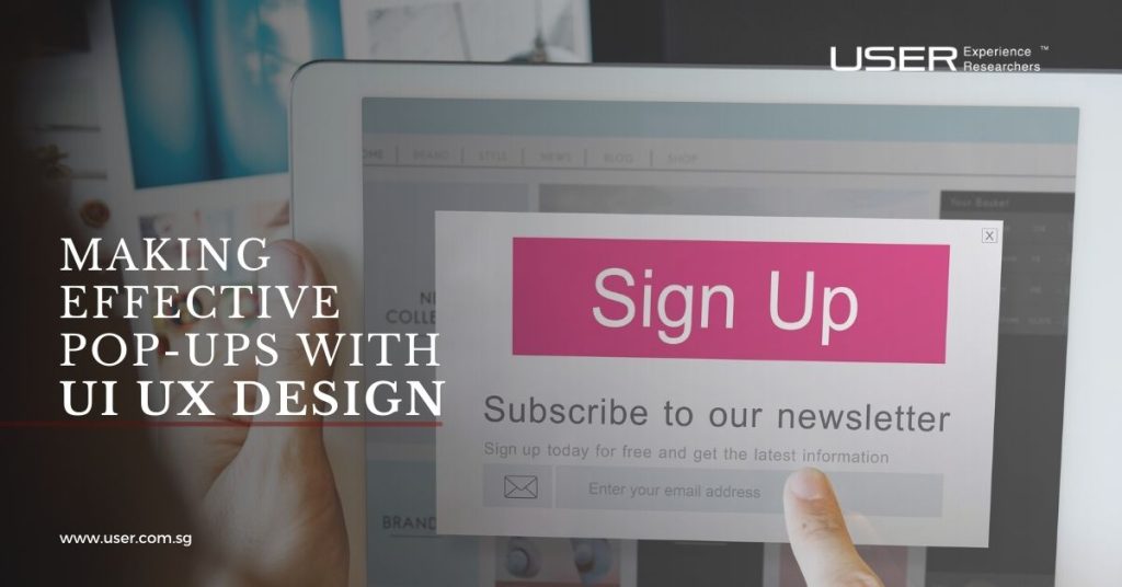 Making Effective Pop-Ups with UI UX Design