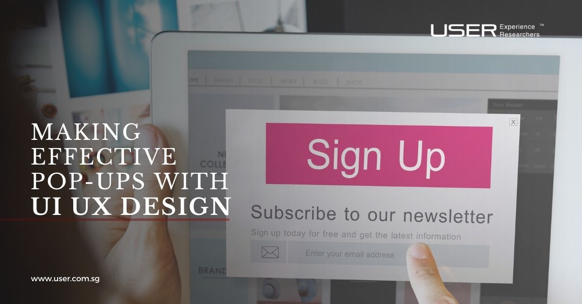4 Brilliant Ways to Utilise UI UX Design Pop-Ups - USER Experience ... image.