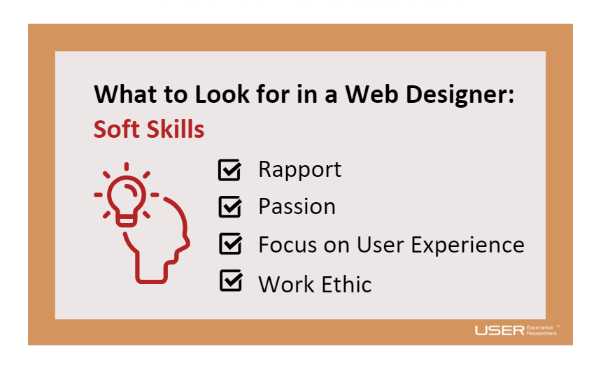 soft skills to look for in web designers